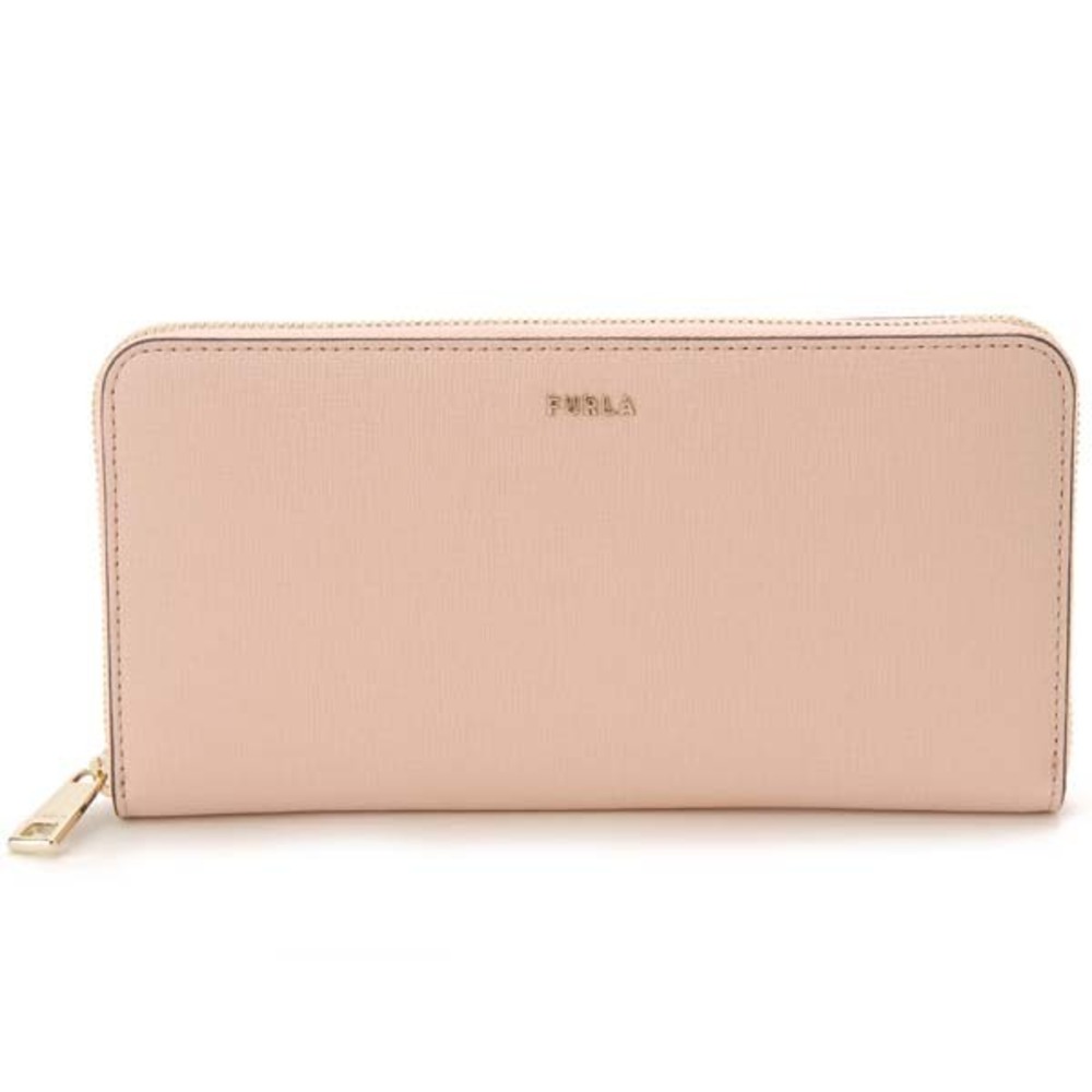 Furla Pesca Pink Zip Around Long Wallet Babylon